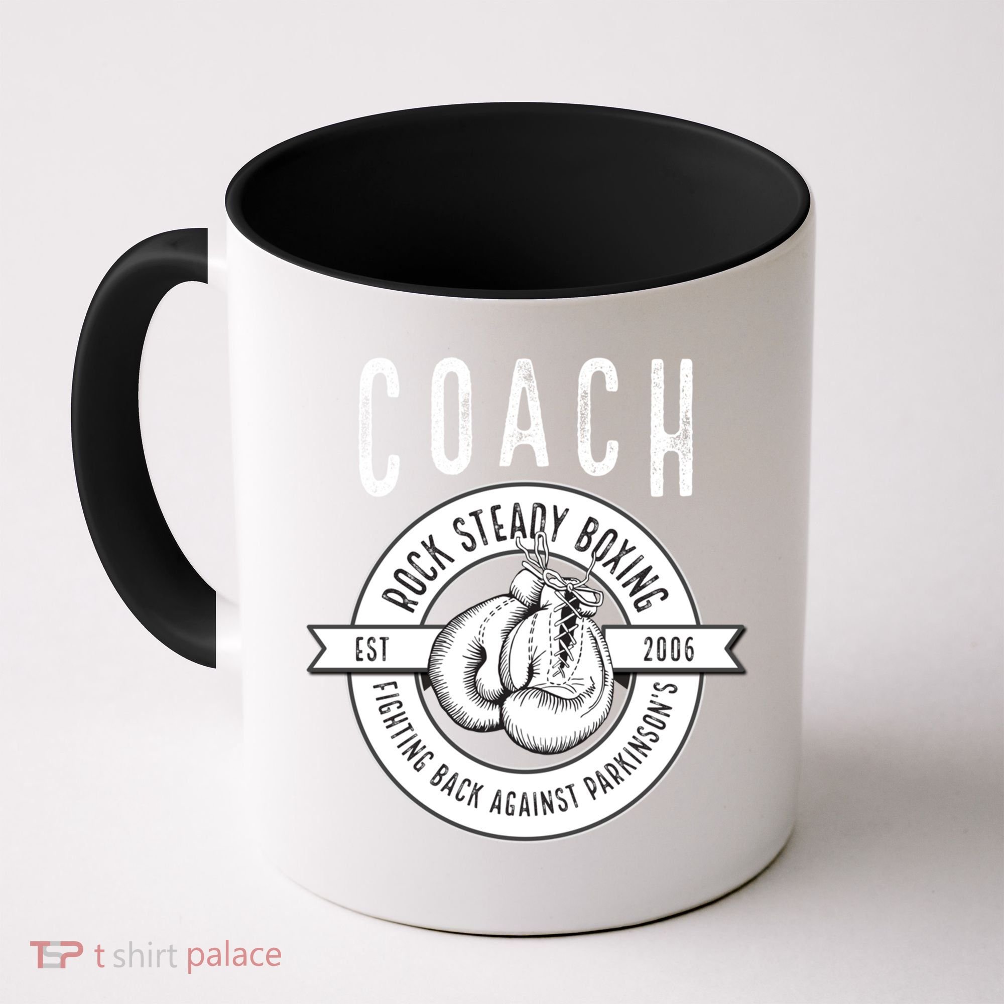 Rock Steady Boxing Coach Fight ParkinsonS Gift Coffee Mug