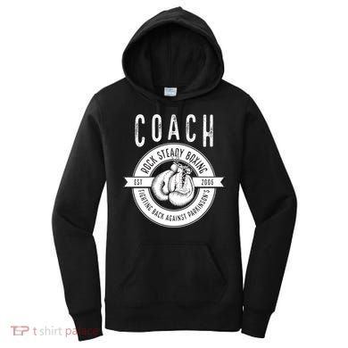 Rock Steady Boxing Coach Fight ParkinsonS Gift Women's Hoodie