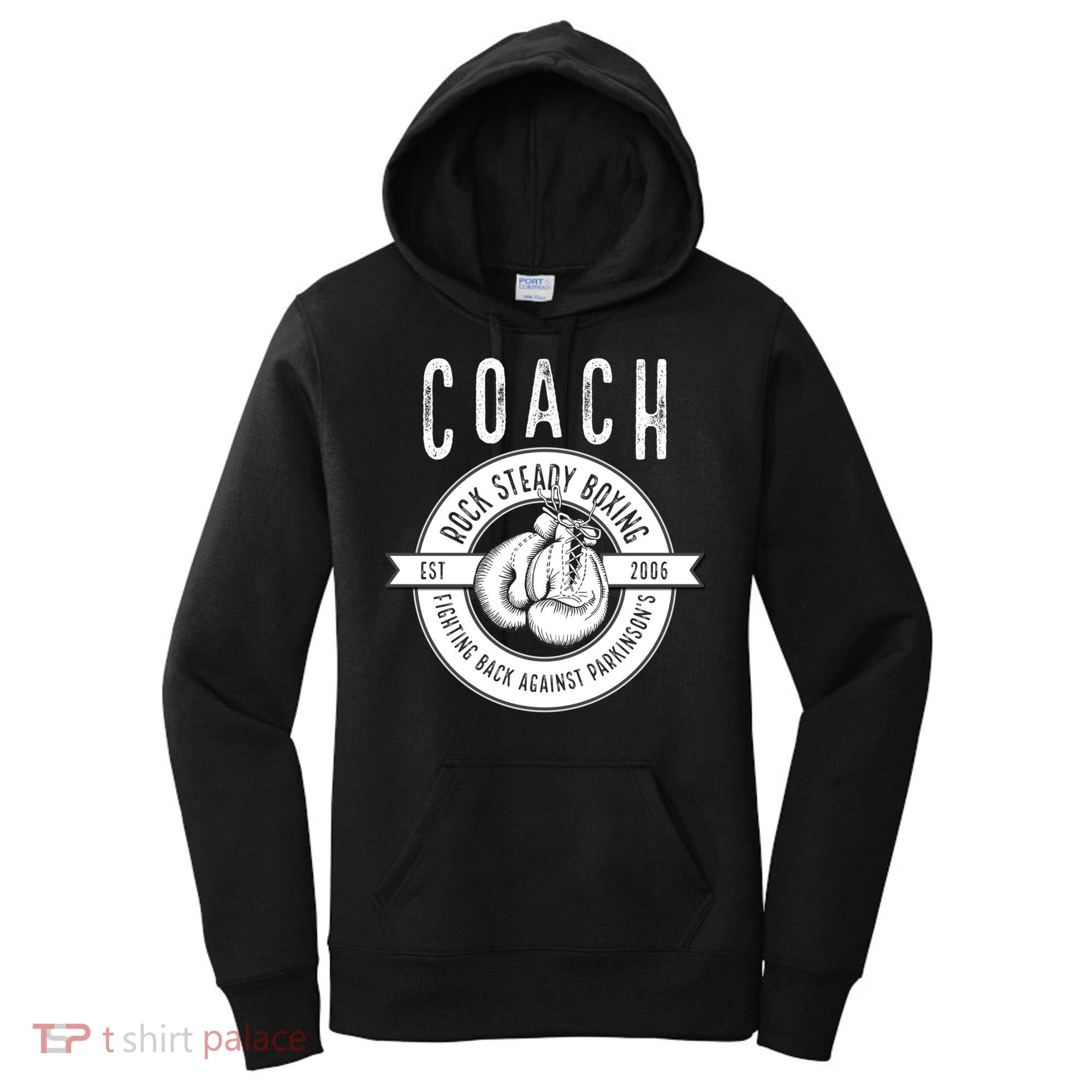 Rock Steady Boxing Coach Fight ParkinsonS Gift Women's Hoodie