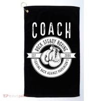 Rock Steady Boxing Coach Fight ParkinsonS Gift Golf Towel thumb 0