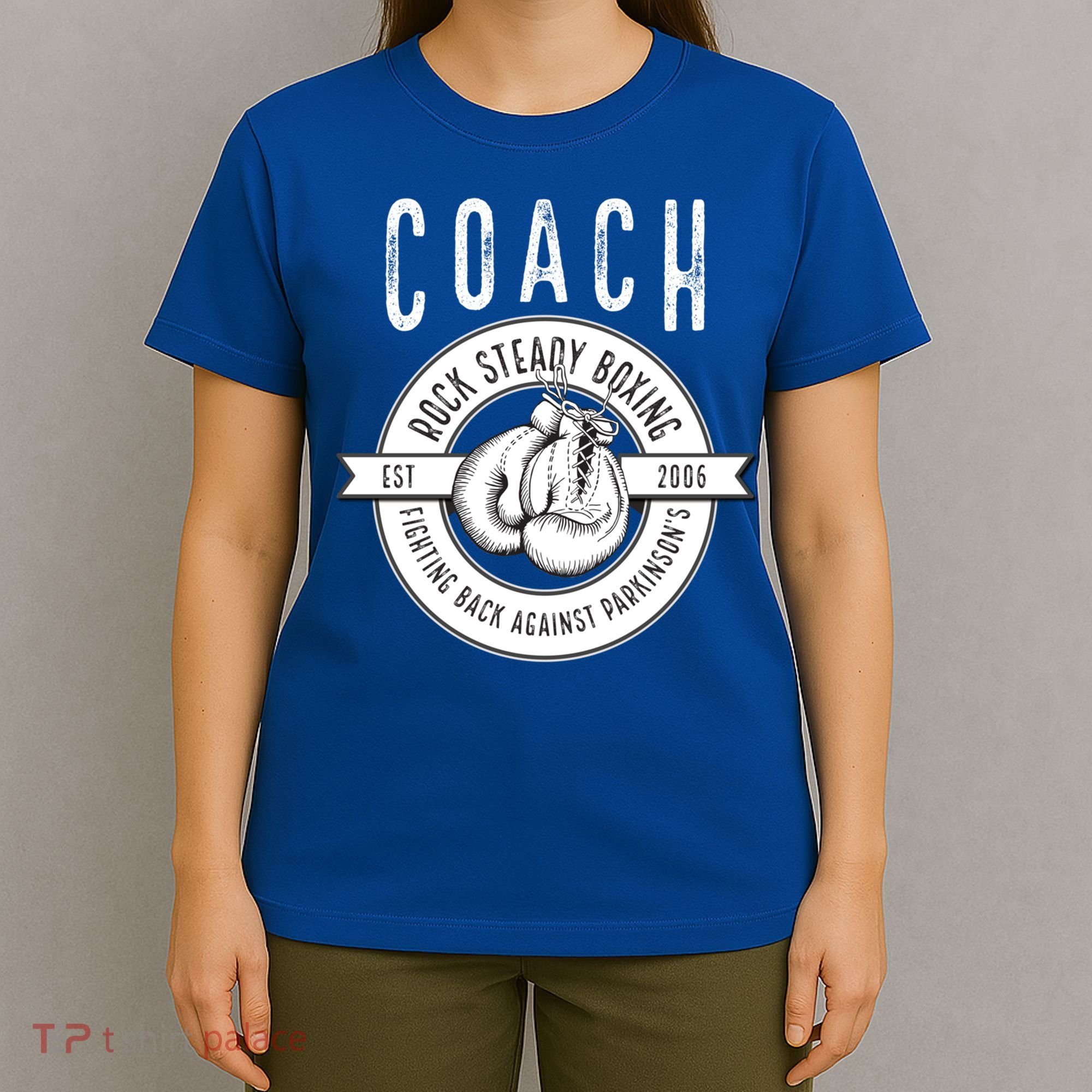 Rock Steady Boxing Coach Fight ParkinsonS Gift T-Shirt