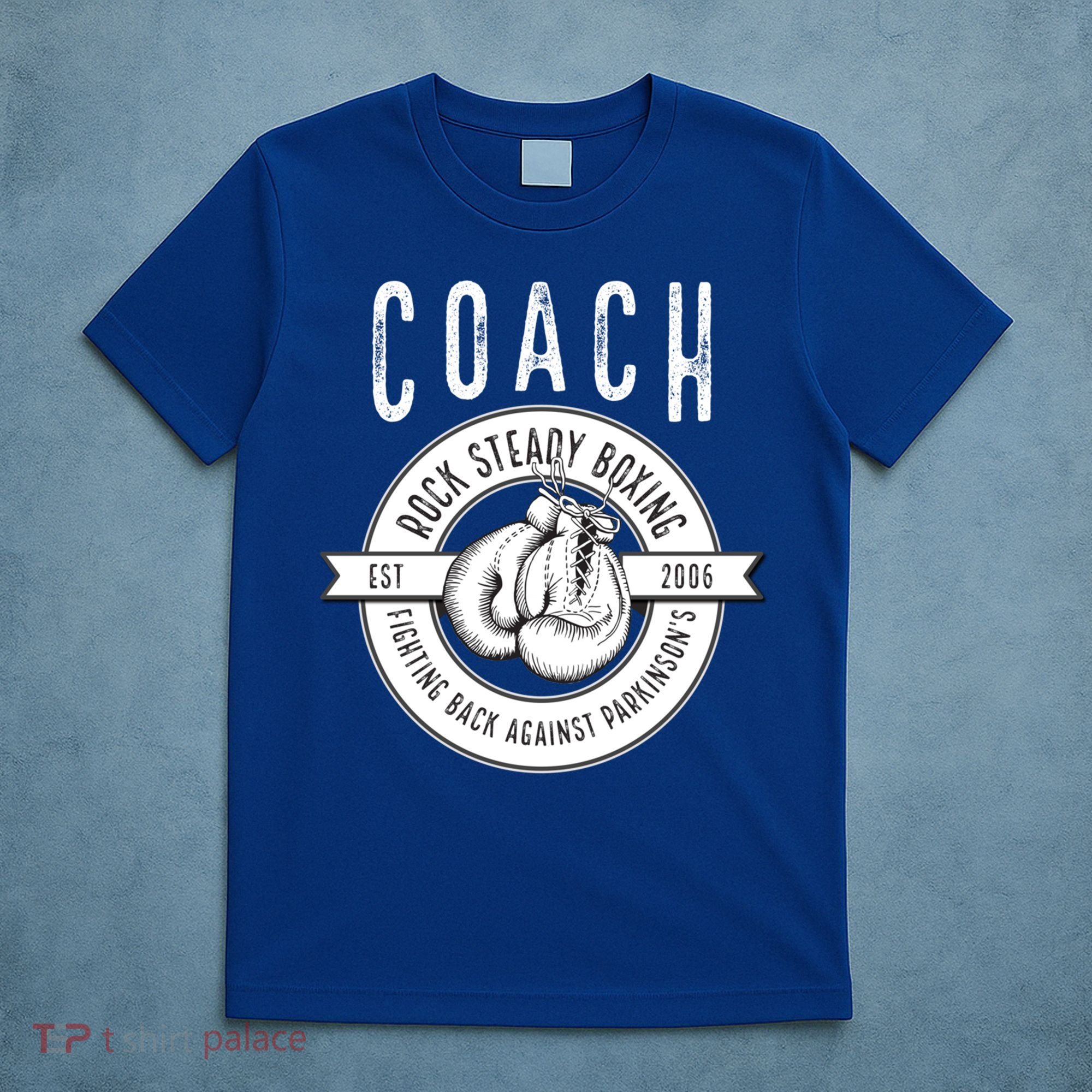 Rock Steady Boxing Coach Fight ParkinsonS Gift T-Shirt