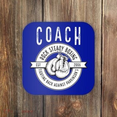 Rock Steady Boxing Coach Fight ParkinsonS Gift Coaster