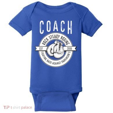 Rock Steady Boxing Coach Fight ParkinsonS Gift Baby Bodysuit