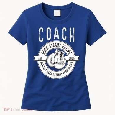 Rock Steady Boxing Coach Fight ParkinsonS Gift Women's T-Shirt