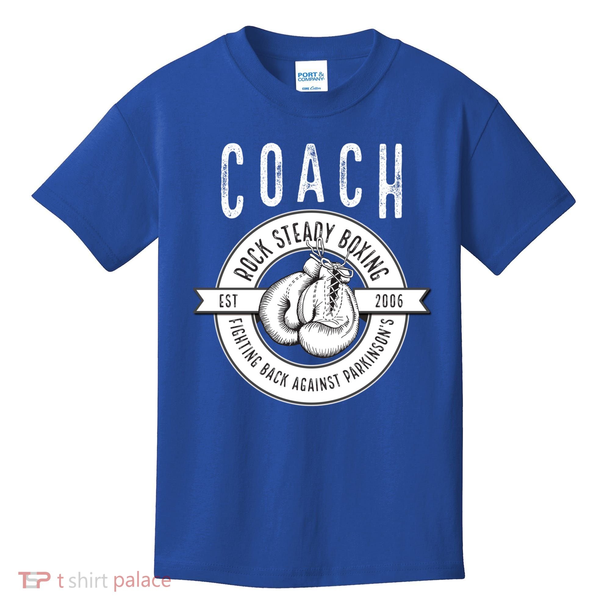 Rock Steady Boxing Coach Fight ParkinsonS Gift Kids T-Shirt
