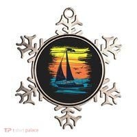 Retro Sail Boat Sailing Graphic Ornament thumb 0