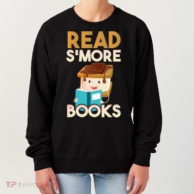 Read SMore Books Camping Bookworm Boy Cute Librarian Women's Sweatshirt
