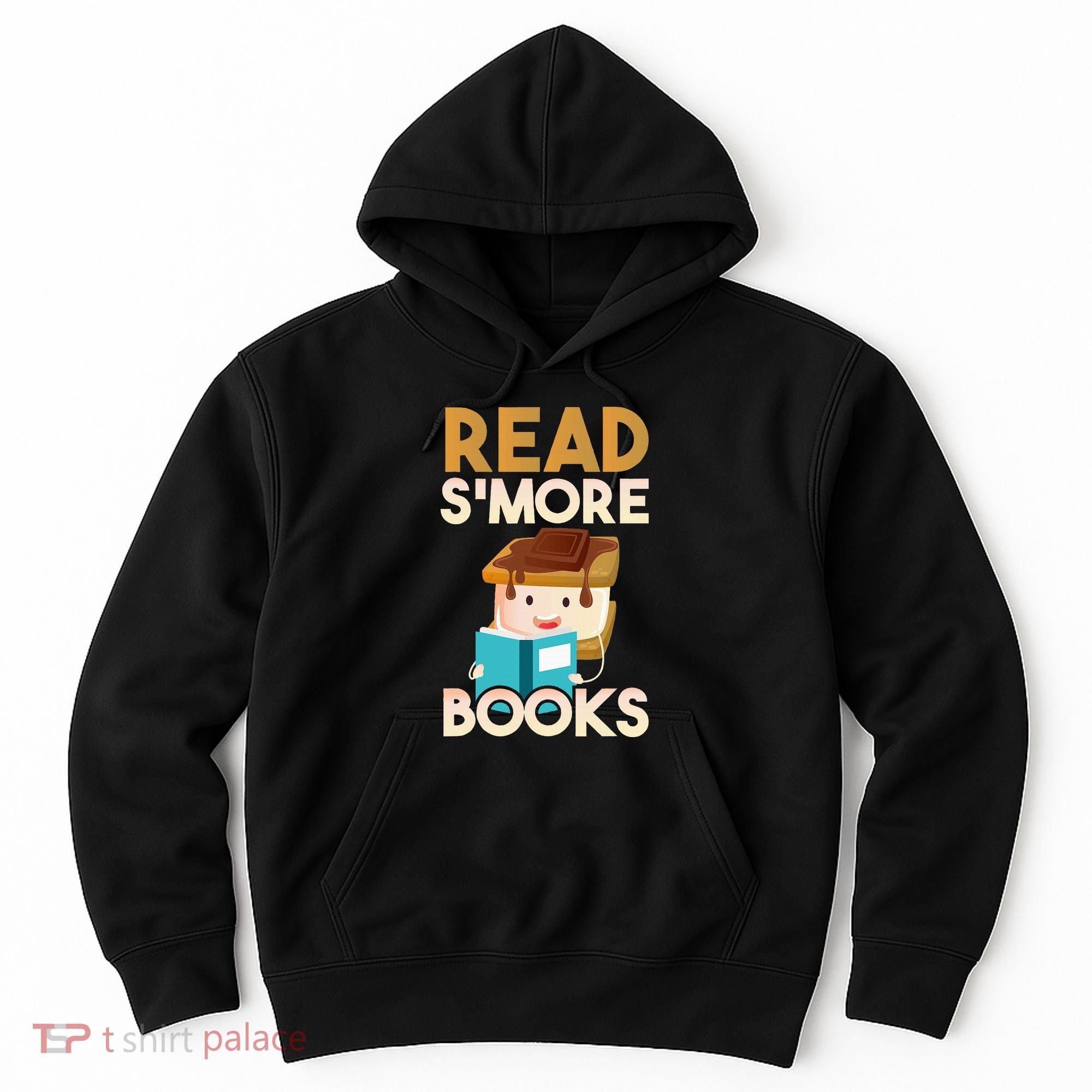 Read SMore Books Camping Bookworm Boy Cute Librarian Hoodie