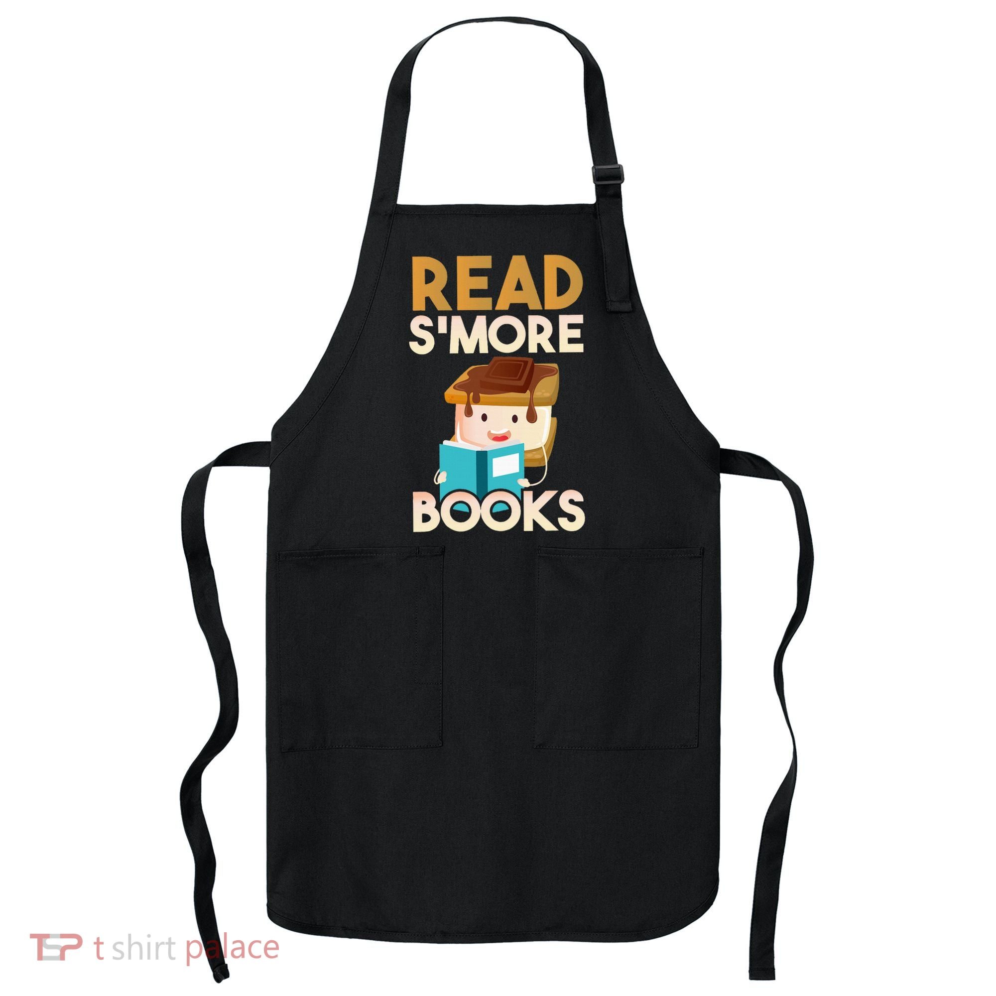 Read SMore Books Camping Bookworm Boy Cute Librarian Apron