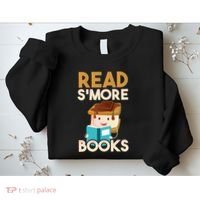 Read SMore Books Camping Bookworm Boy Cute Librarian Sweatshirt thumb 2