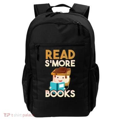 Read SMore Books Camping Bookworm Boy Cute Librarian Backpack