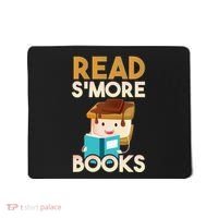 Read SMore Books Camping Bookworm Boy Cute Librarian Mousepad thumb 0