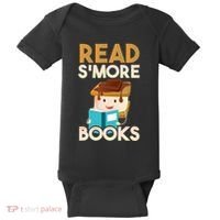 Read SMore Books Camping Bookworm Boy Cute Librarian Baby Bodysuit thumb 0