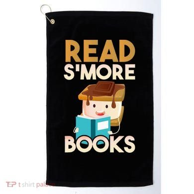Read SMore Books Camping Bookworm Boy Cute Librarian Golf Towel