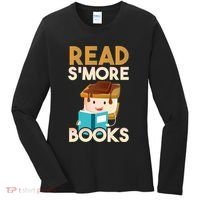 Read SMore Books Camping Bookworm Boy Cute Librarian Women's Long Sleeve Shirt thumb 0