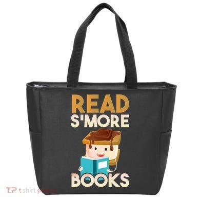 Read SMore Books Camping Bookworm Boy Cute Librarian Tote Bag