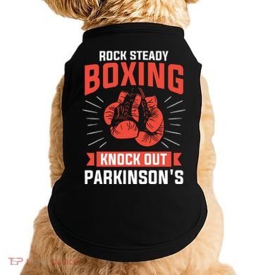 Rock Steady Boxing Knock Out Parkinsons Boxer Doggie Tank