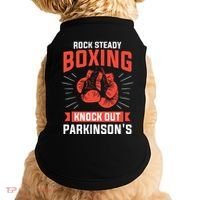 Rock Steady Boxing Knock Out Parkinsons Boxer Doggie Tank thumb 0