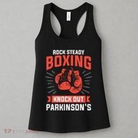 Rock Steady Boxing Knock Out Parkinsons Boxer Women's Tank Top thumb 3