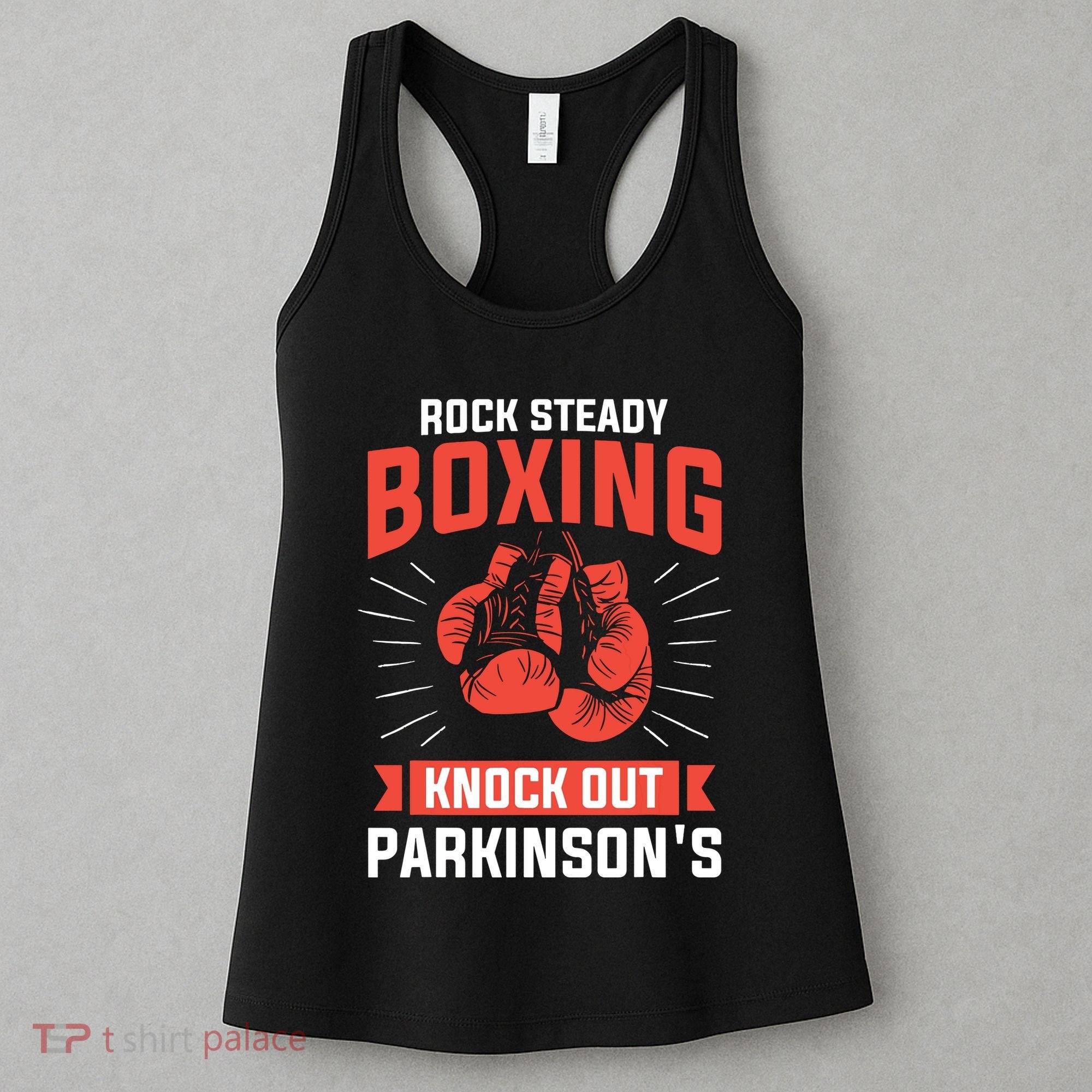 Rock Steady Boxing Knock Out Parkinsons Boxer Women's Tank Top