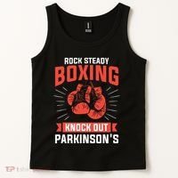 Rock Steady Boxing Knock Out Parkinsons Boxer Tank Top thumb 2