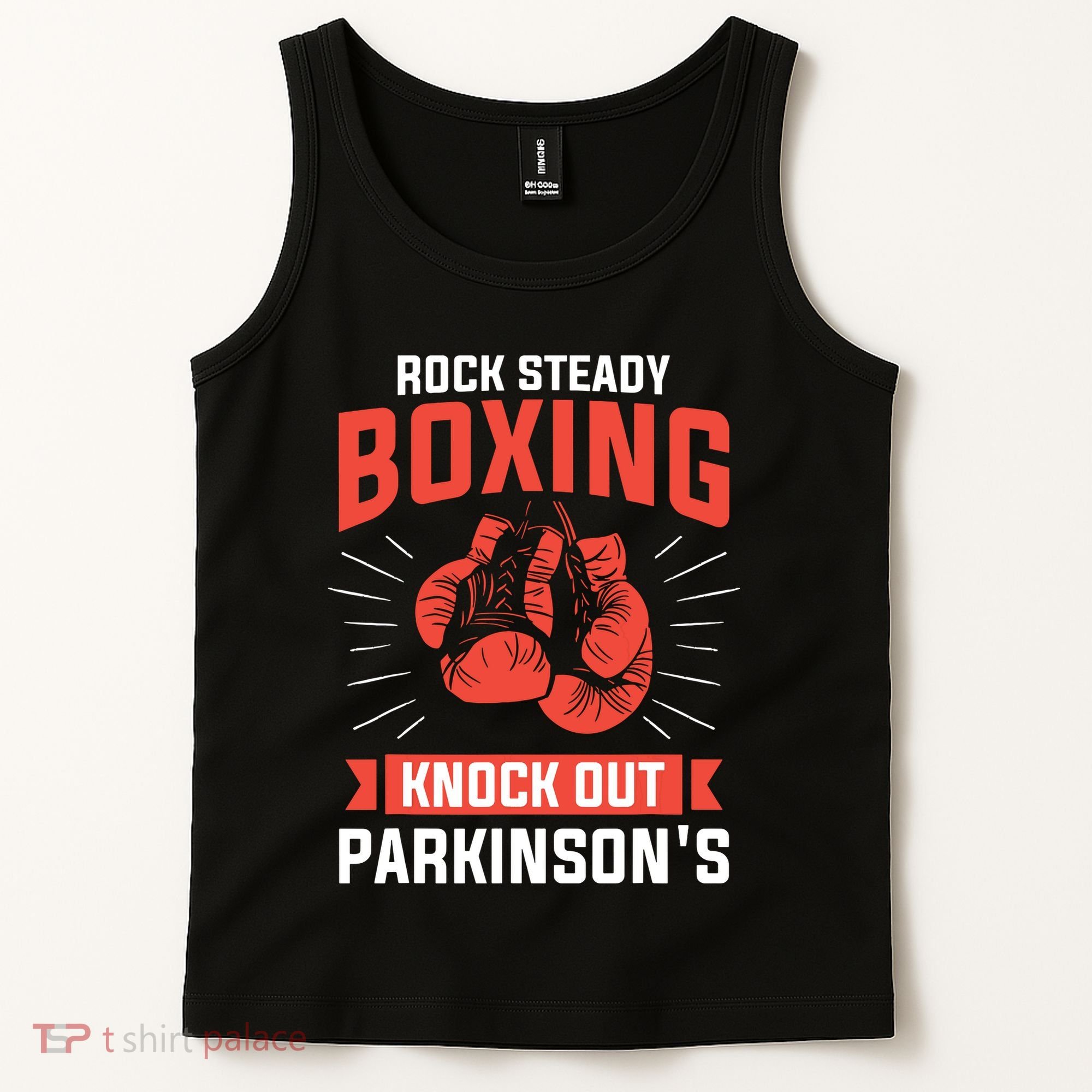 Rock Steady Boxing Knock Out Parkinsons Boxer Tank Top