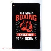 Rock Steady Boxing Knock Out Parkinsons Boxer Golf Towel thumb 0