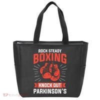 Rock Steady Boxing Knock Out Parkinsons Boxer Tote Bag thumb 0