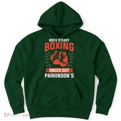 Rock Steady Boxing Knock Out Parkinsons Boxer Hoodie