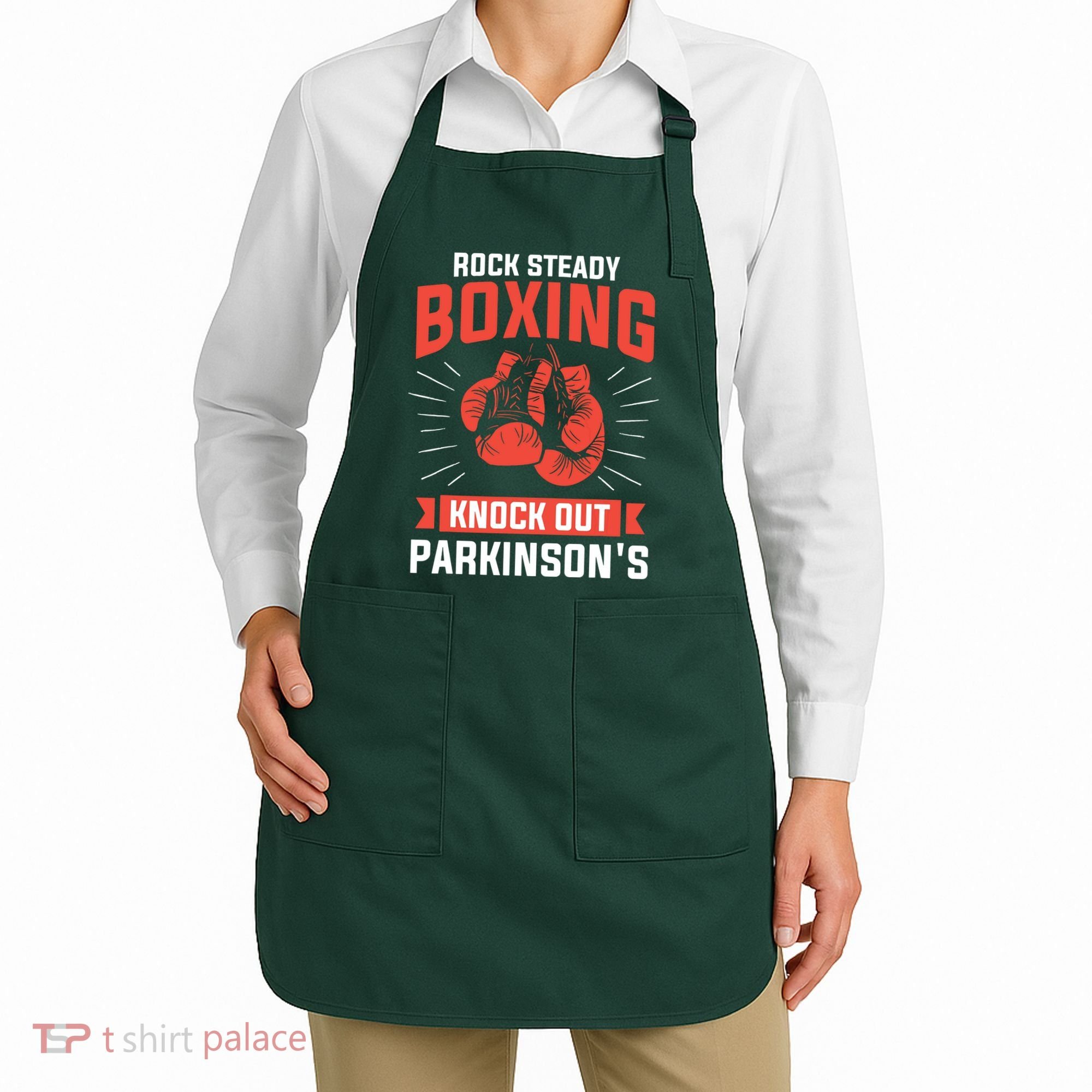 Rock Steady Boxing Knock Out Parkinsons Boxer Apron