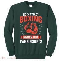 Rock Steady Boxing Knock Out Parkinsons Boxer Sweatshirt thumb 0