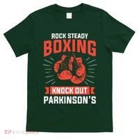Rock Steady Boxing Knock Out Parkinsons Boxer T-Shirt thumb 0