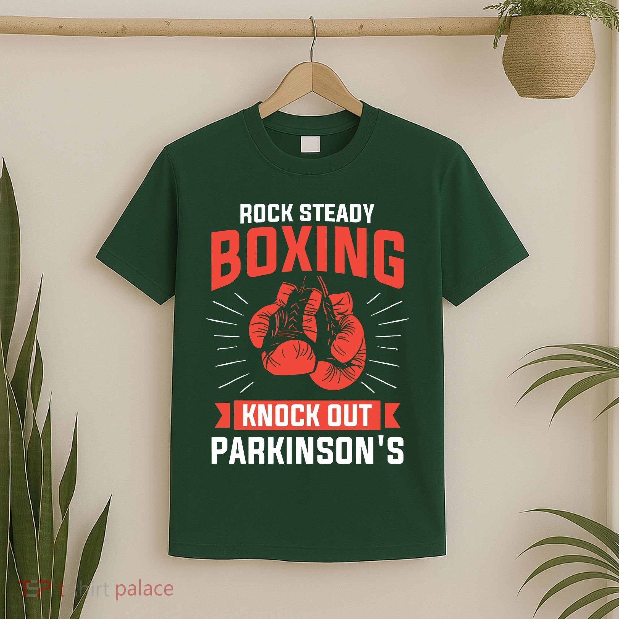 Rock Steady Boxing Knock Out Parkinsons Boxer T-Shirt
