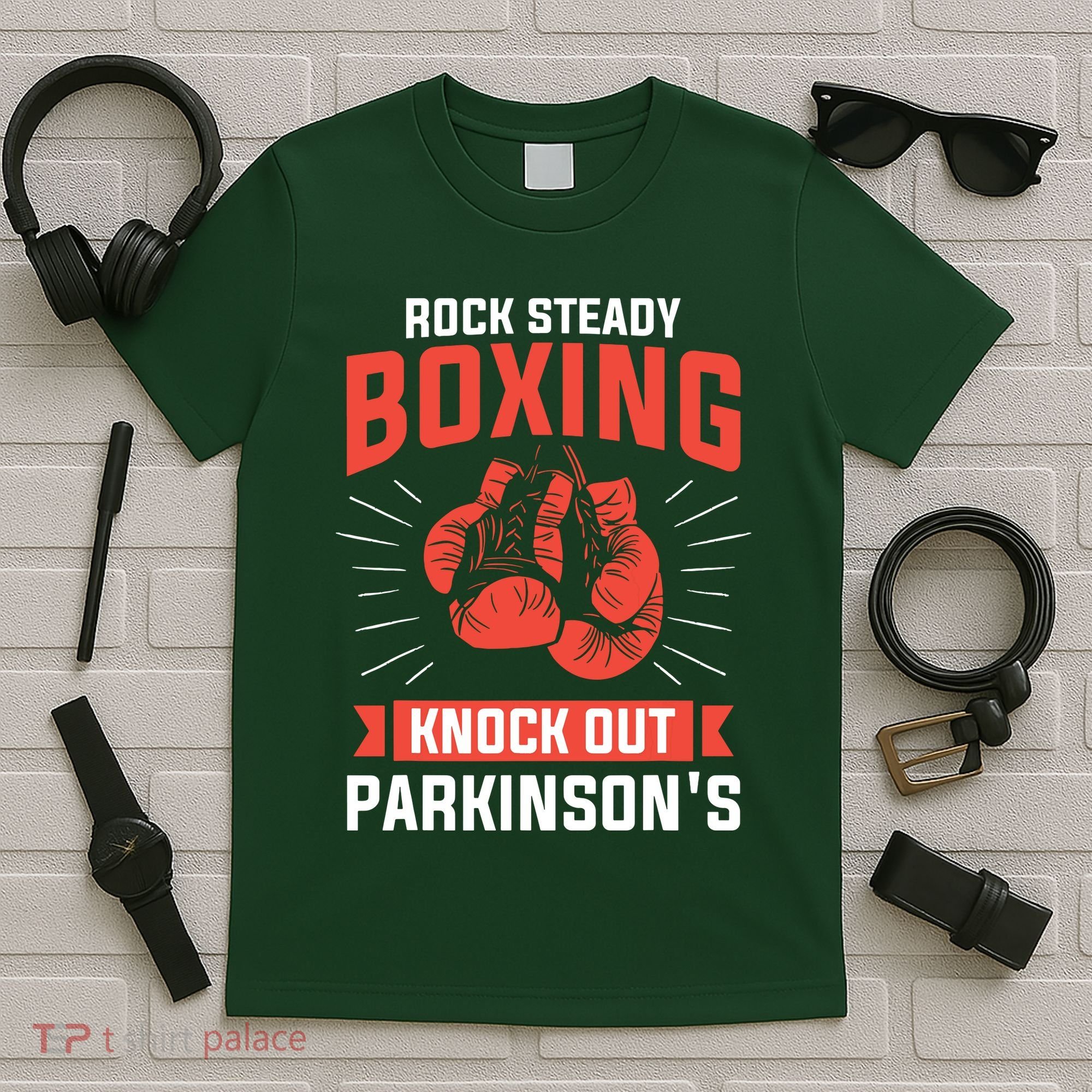 Rock Steady Boxing Knock Out Parkinsons Boxer T-Shirt