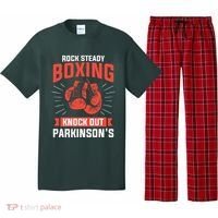 Rock Steady Boxing Knock Out Parkinsons Boxer Pajama Set thumb 0