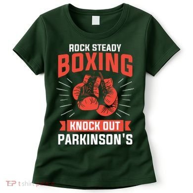Rock Steady Boxing Knock Out Parkinsons Boxer Women's T-Shirt