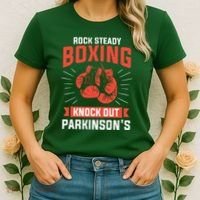 Rock Steady Boxing Knock Out Parkinsons Boxer Women's T-Shirt thumb 2