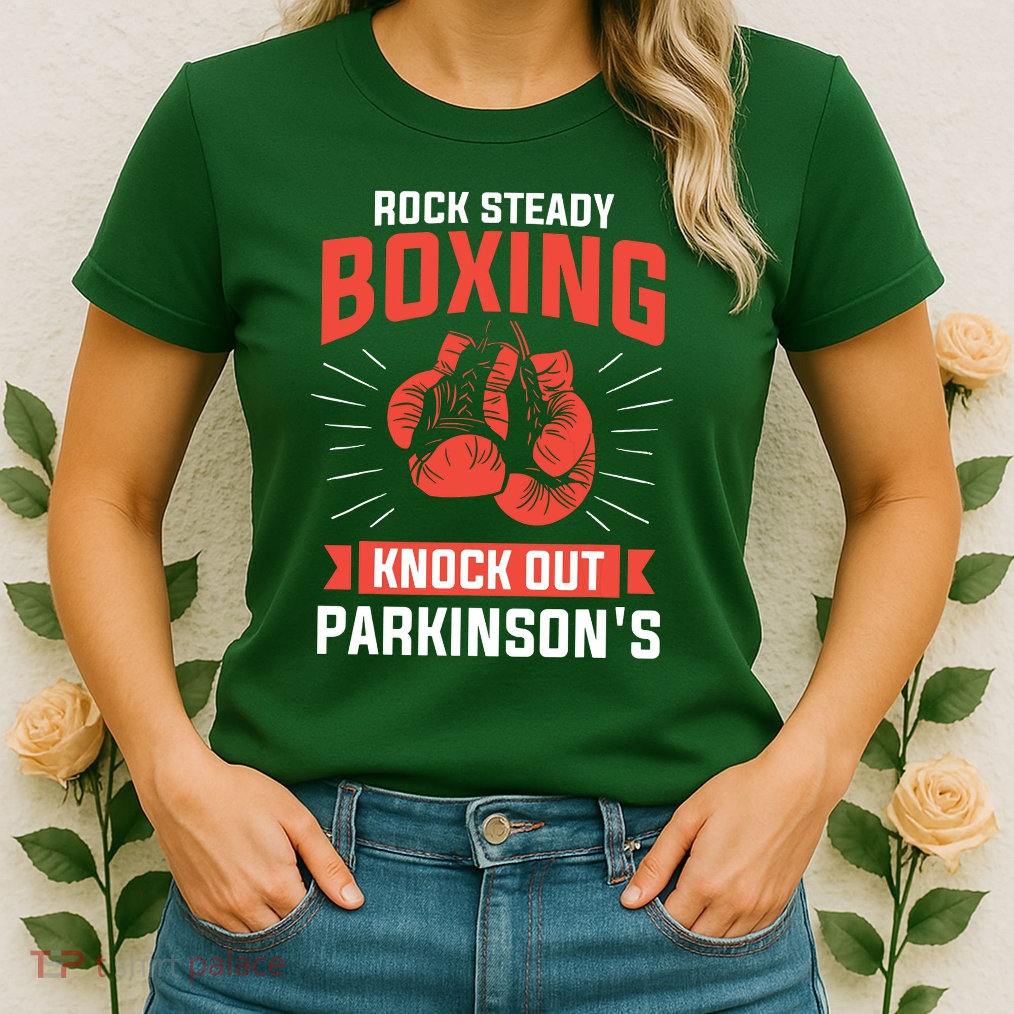 Rock Steady Boxing Knock Out Parkinsons Boxer Women's T-Shirt