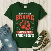 Rock Steady Boxing Knock Out Parkinsons Boxer Women's T-Shirt thumb 3