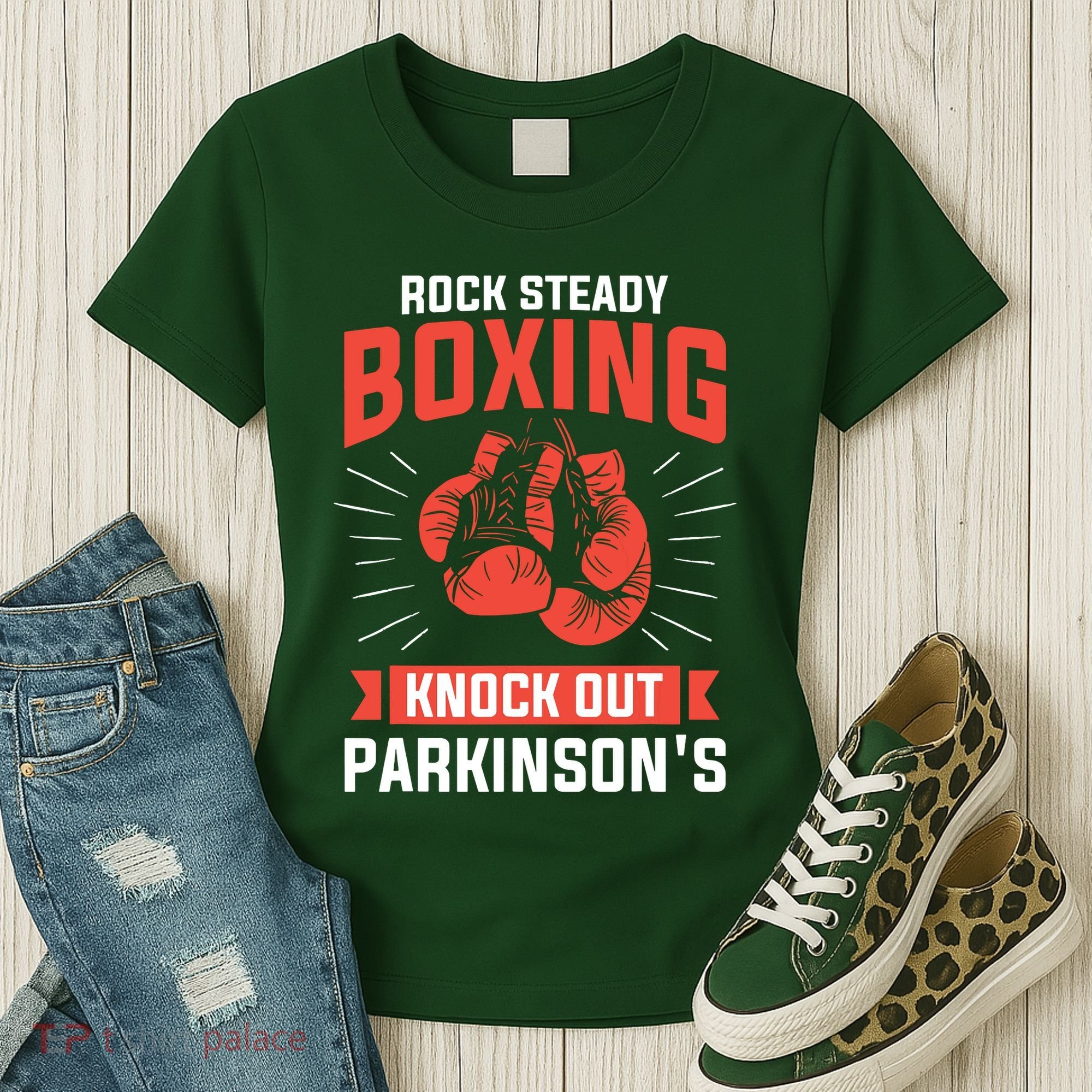 Rock Steady Boxing Knock Out Parkinsons Boxer Women's T-Shirt