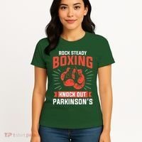 Rock Steady Boxing Knock Out Parkinsons Boxer Women's T-Shirt thumb 4