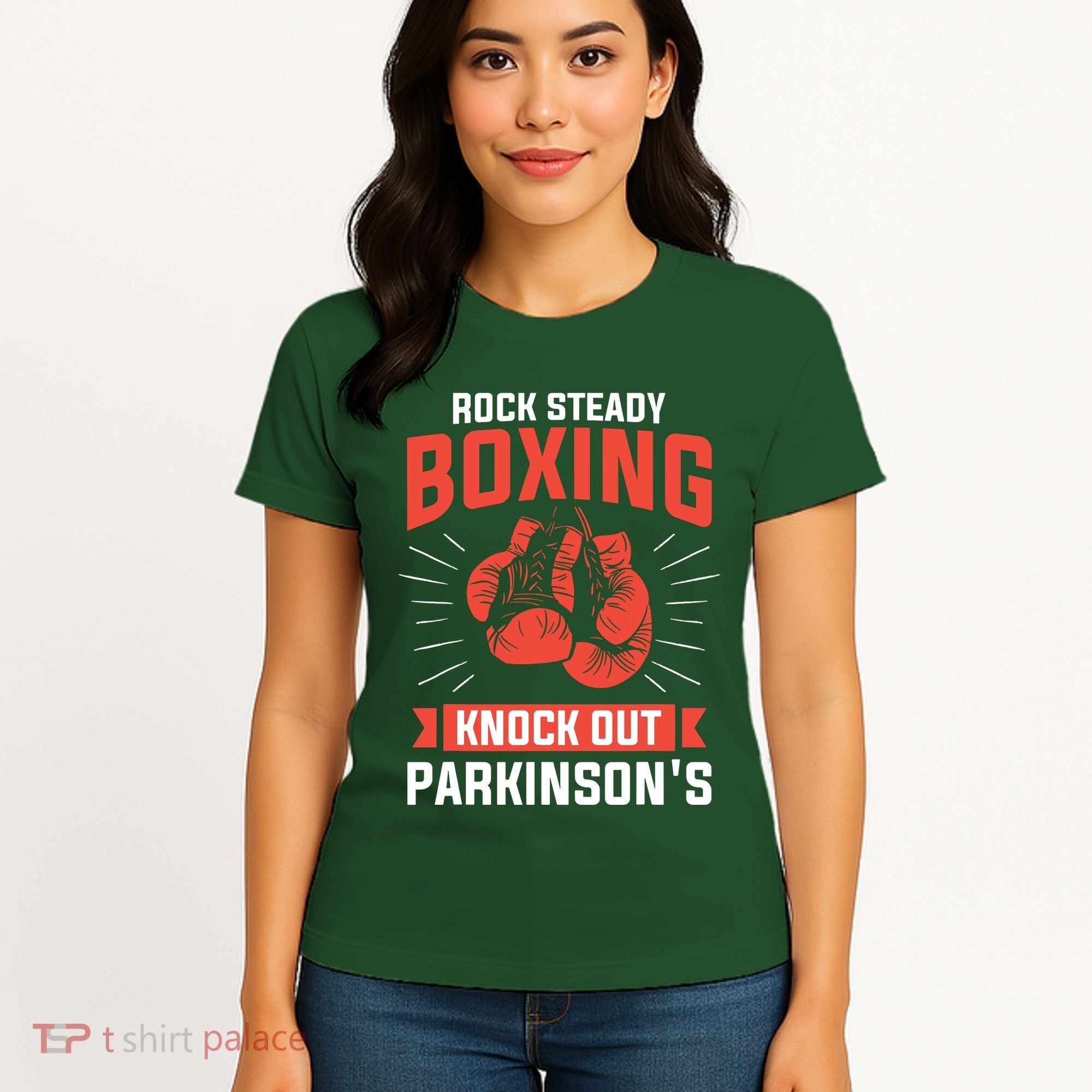 Rock Steady Boxing Knock Out Parkinsons Boxer Women's T-Shirt