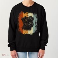 Retro Style Brussels Griffon Dog Women's Sweatshirt thumb 0