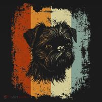 Retro Style Brussels Griffon Dog Doggie Tank thumb 4