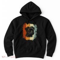 Retro Style Brussels Griffon Dog Hoodie thumb 0