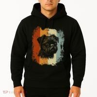 Retro Style Brussels Griffon Dog Hoodie thumb 2