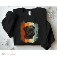 Retro Style Brussels Griffon Dog Sweatshirt thumb 2