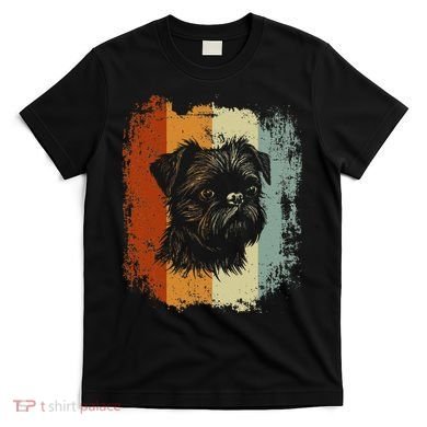 Retro Style Brussels Griffon Dog T-Shirt