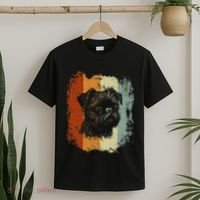 Retro Style Brussels Griffon Dog T-Shirt thumb 2
